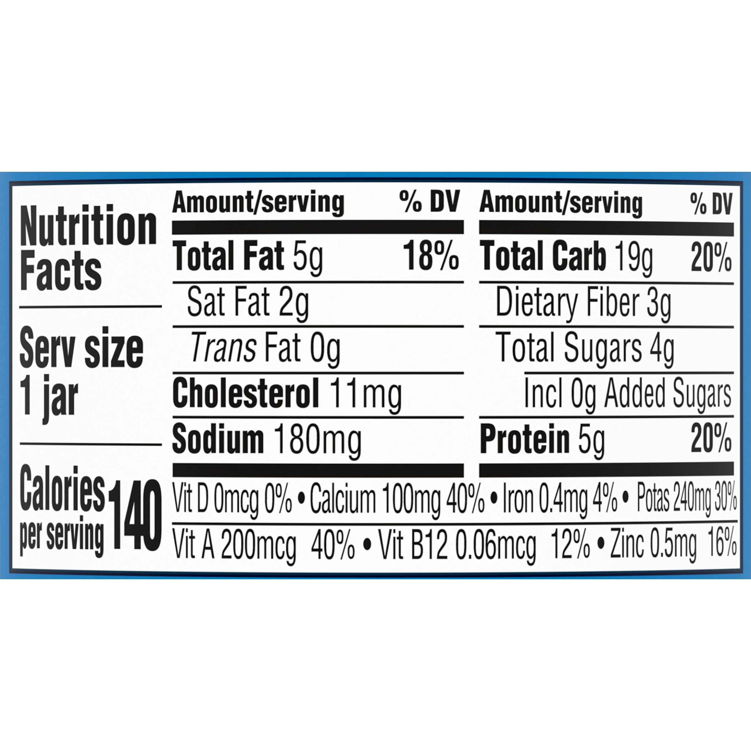 Gerber 3rd Foods Mac and Cheese Nutrition Info