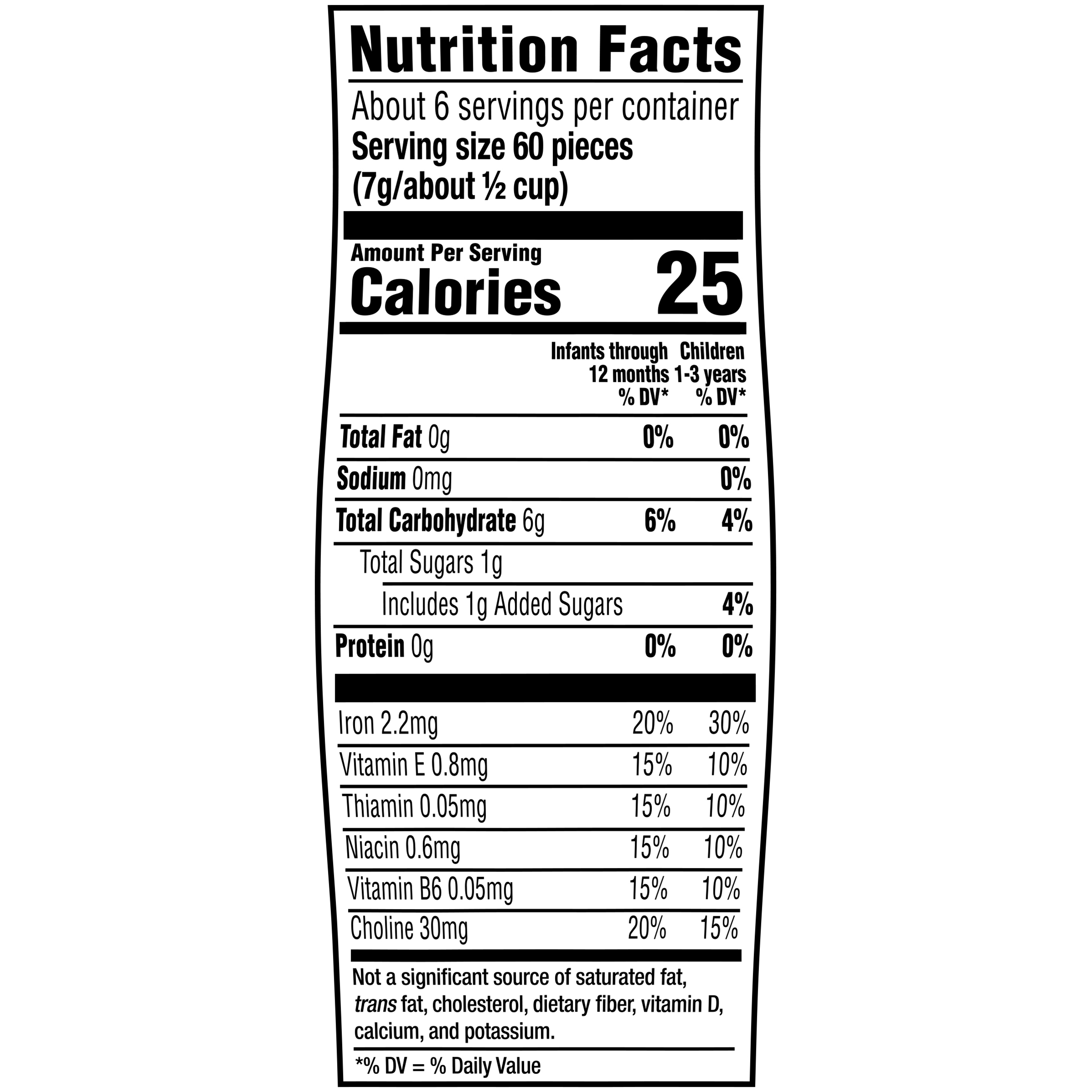 Gerber Strawberry Apple Puffs Nutrition Info